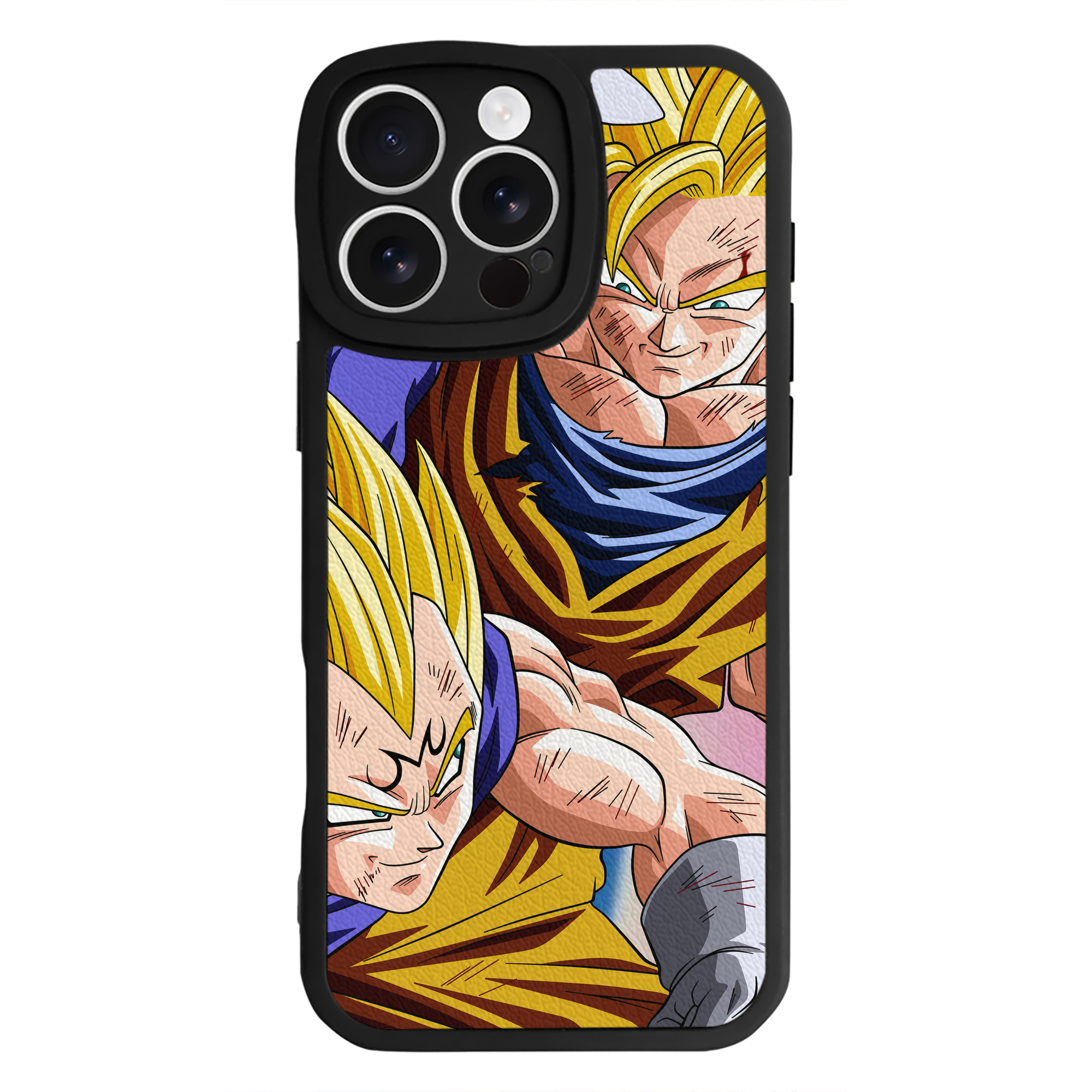 （画像用） ドラゴンボール DRAGON BALL 【iPhone 16シリーズ対応】シリコンスマホケース（レザー調） 材質：シリコン